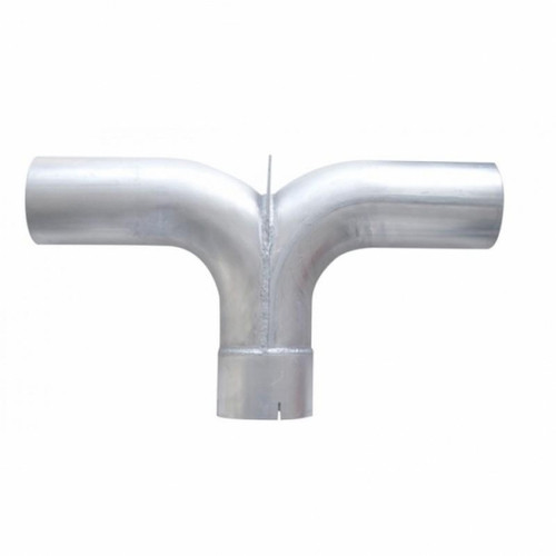 Universal Aluminized 5" Y Pipe With Divider - 25" W X 14" H Universal Aluminized 5" Y Pipe With Divider - 25" W X 14" H