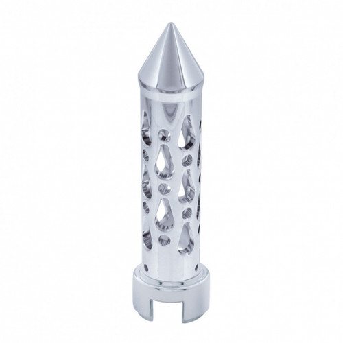 Brooklyn Style Spike Gearshift Knob With 13/15/18 Speed Adapter - Chrome/Vertical Brooklyn Style Spike Gearshift Knob With 13/15/18 Speed Adapter - Chrome/Vertical