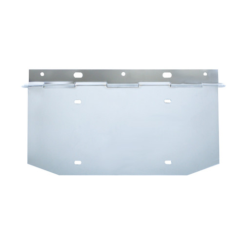Chrome 1 License Plate Angled Holder With Hinge Chrome 1 License Plate Angled Holder With Hinge