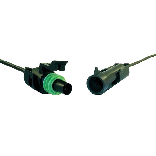 14 AWG Weather Pack Assembly M/FM Single Cavity, 1 Set. 14 AWG Weather Pack Assembly M/FM Single Cavity, 1 Set.