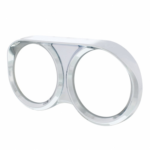 2 Gauge Cluster Bezel With Visor For 2008-2017 Freightliner Cascadia 2 Gauge Cluster Bezel With Visor For 2008-2017 Freightliner Cascadia