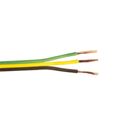 Trailer Wire Bonded - Rated 80°C 16 AWG 3-Way, Brn/Ylw/Grn 25 Ft. Trailer Wire Bonded - Rated 80°C 16 AWG 3-Way, Brn/Ylw/Grn 25 Ft.