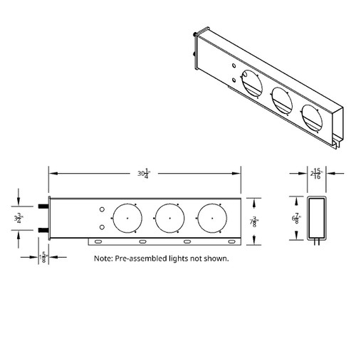 3-3/4" Bolt Pattern SS Spring Loaded Bar With 6X 4" 7 LED Lights -Red LED & Lens (Pair) 3-3/4" Bolt Pattern SS Spring Loaded Bar With 6X 4" 7 LED Lights -Red LED & Lens (Pair)
