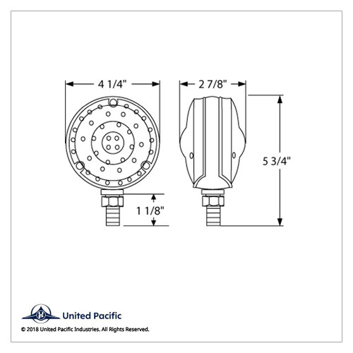 88 LED Single Stud Double Face Turn Signal Light - Amber & Red LED/Clear Lens 88 LED Single Stud Double Face Turn Signal Light - Amber & Red LED/Clear Lens