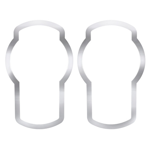 Stainless 2007+ Kenworth T660/T370 Hood Logo Trims (2-Pack) Stainless 2007+ Kenworth T660/T370 Hood Logo Trims (2-Pack)