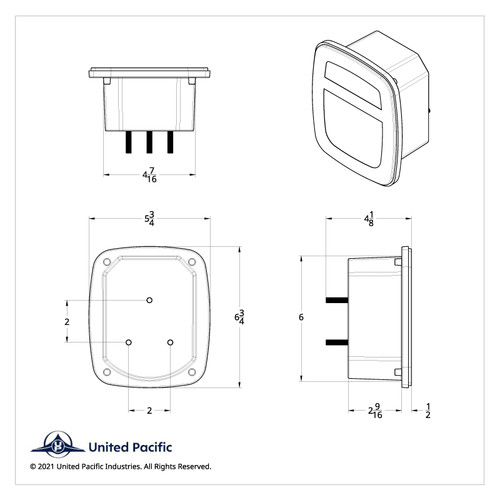 LED Universal Combination Tail Light With License Light LED Universal Combination Tail Light With License Light