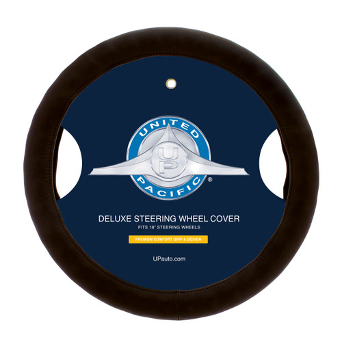 18" Premium Comfort Grip Steering Wheel Cover - Brown 18" Premium Comfort Grip Steering Wheel Cover - Brown