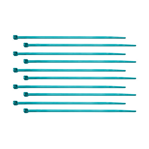 6" Nylon Cable Zip Ties - Blue (10-Pack) 6" Nylon Cable Zip Ties - Blue (10-Pack)