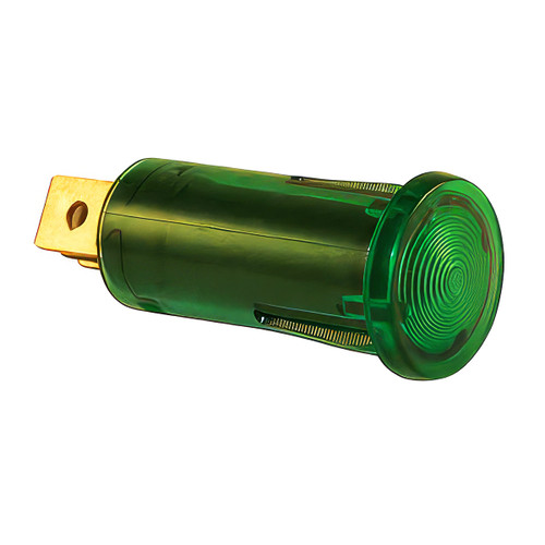 Green Warning Light 16 Amp 12V w/2 Lucar Terminals, 1 Pc. Green Warning Light 16 Amp 12V w/2 Lucar Terminals, 1 Pc.