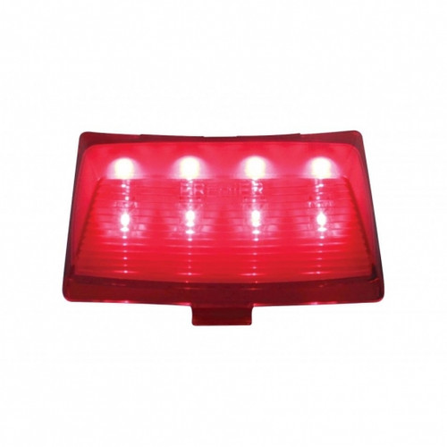 8 LED Fender Tip Light For Harley Motorcycle- Red LED/Red Lens 8 LED Fender Tip Light For Harley Motorcycle- Red LED/Red Lens