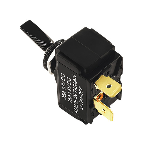 All Weather Toggle 25 Amp 12V S.P.S.T. On/Off 1 Pc. All Weather Toggle 25 Amp 12V S.P.S.T. On/Off 1 Pc.