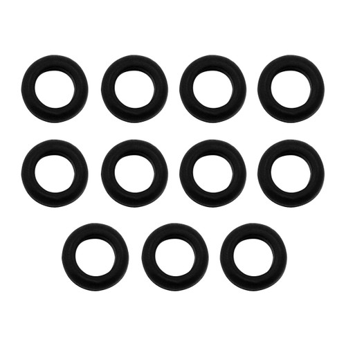 1/2" Mounting Hole Black Vinyl Grommet (11-Pack) 1/2" Mounting Hole Black Vinyl Grommet (11-Pack)