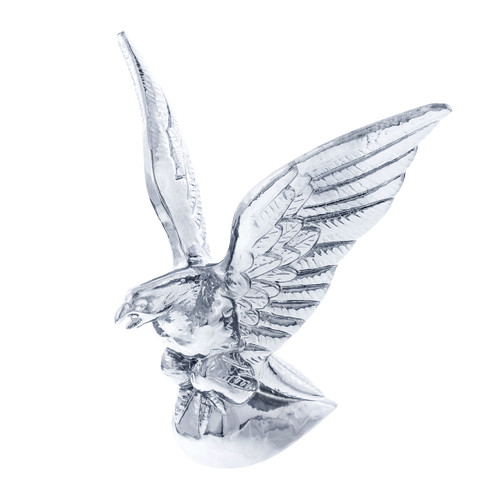 Die-Cast American Eagle Hood Ornament - Chrome Die-Cast American Eagle Hood Ornament - Chrome
