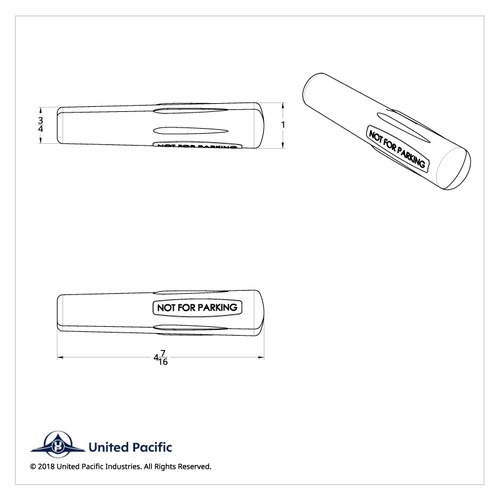 "Not For Parking" Lever Cover For 2006-2019 Peterbilt & Kenworth "Not For Parking" Lever Cover For 2006-2019 Peterbilt & Kenworth