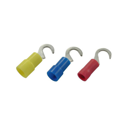 12-10 AWG #10 Stud Vinyl Hook Terminal (4-Pack) 12-10 AWG #10 Stud Vinyl Hook Terminal (4-Pack)
