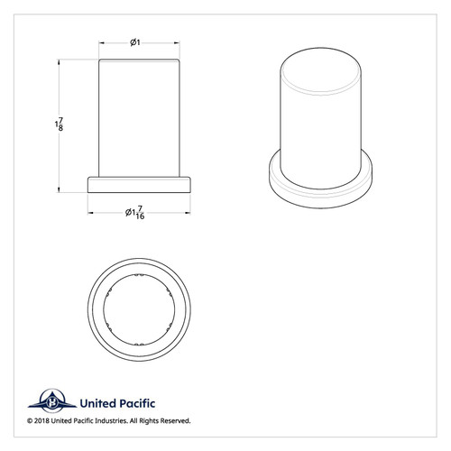 1" X 1 7/8" International Chrome Hulk Bolt Cover (Bulk) 1" X 1 7/8" International Chrome Hulk Bolt Cover (Bulk)