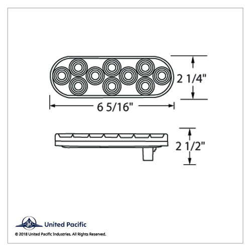 20 LED 6" Oval Back-Up Light - Competition Series (Bulk) 20 LED 6" Oval Back-Up Light - Competition Series (Bulk)