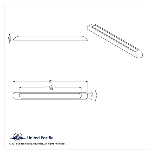 17" LED Light Bar Bezel (Bulk) 17" LED Light Bar Bezel (Bulk)