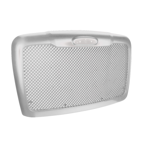 Mesh Black Grille With Bug Screen & Logo Mount Made For 2008-2017 Freightliner Cascadia