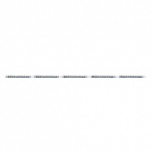 94" Stainless Light Bracket With 5X 11 LED 17" Light Bars & Bezels - Red LED/Clear Lens 94" Stainless Light Bracket With 5X 11 LED 17" Light Bars & Bezels - Red LED/Clear Lens