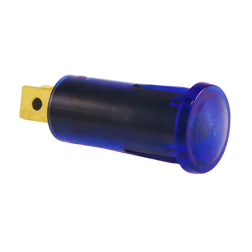 Blue Warning Light 16 Amp 12V w/2 Lucar Terminals, 1 Pc. Blue Warning Light 16 Amp 12V w/2 Lucar Terminals, 1 Pc.