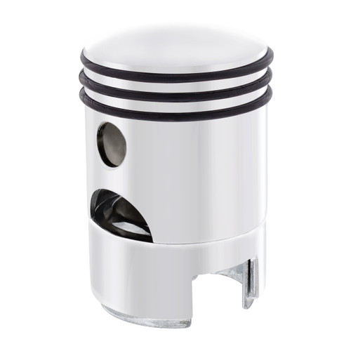 Piston Gearshift Knob With 13/15/18 Speed Adapter - Chrome Piston Gearshift Knob With 13/15/18 Speed Adapter - Chrome