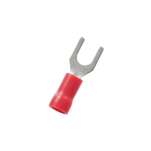 22-18 AWG #10 Stud Vinyl Spade Terminal (19-Pack) 22-18 AWG #10 Stud Vinyl Spade Terminal (19-Pack)