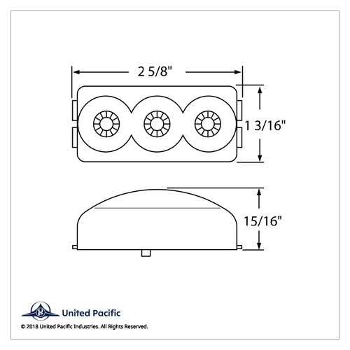 3 LED Reflector Light (Clearance/Marker) - Amber LED/Amber Lens 3 LED Reflector Light (Clearance/Marker) - Amber LED/Amber Lens