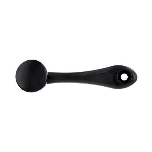 Black Die-Cast Window Crank With 3/8” Square Adapter - Plain Black Die-Cast Window Crank With 3/8” Square Adapter - Plain
