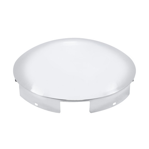 5 Even Notched Chrome Dome Front Hubcap - 7/16" Lip