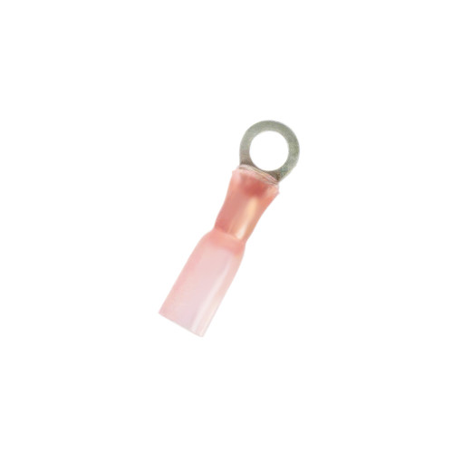 8 AWG #10 Stud CS Heat Shrink Ring Terminal - Pink (4-Pack) 8 AWG #10 Stud CS Heat Shrink Ring Terminal - Pink (4-Pack)