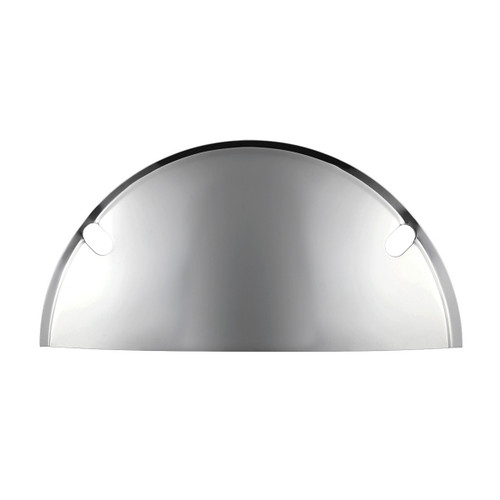 Chrome Half-Moon Shield For 7" Headlight (Pair) Chrome Half-Moon Shield For 7" Headlight (Pair)