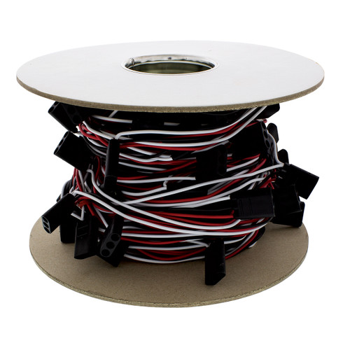 100 Count 3-Prong Female Bullet Plugs Wire Harness Roll - 98.5' W/12" Lead Between Plugs 100 Count 3-Prong Female Bullet Plugs Wire Harness Roll - 98.5' W/12" Lead Between Plugs