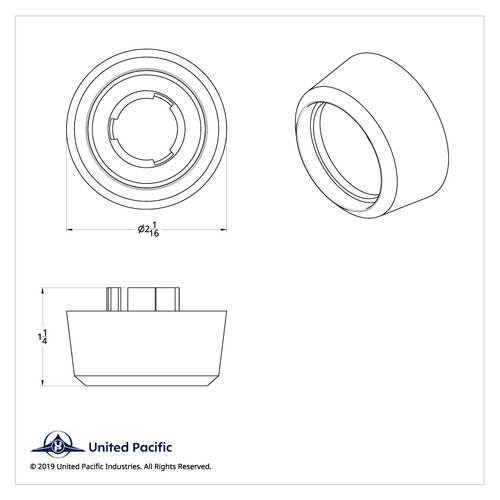 Chrome A/C Knob For 2013-2021 Peterbilt 579 Chrome A/C Knob For 2013-2021 Peterbilt 579