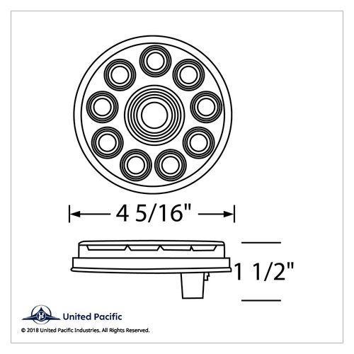 20 LED 4" Back-Up Light - Competition Series (Bulk) 20 LED 4" Back-Up Light - Competition Series (Bulk)