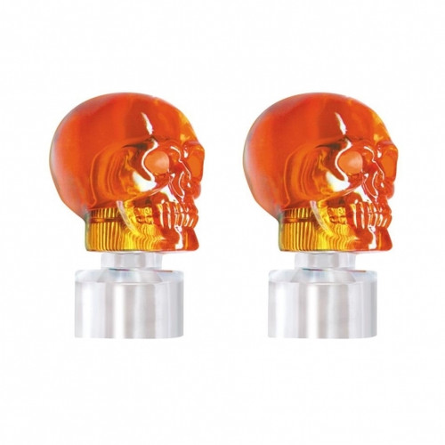 Skull Bumper Guide Top - Amber (2-Pack) Skull Bumper Guide Top - Amber (2-Pack)