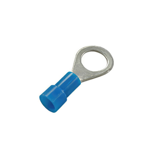 16-14 AWG #10 Stud Vinyl Ring Terminal (19-Pack) 16-14 AWG #10 Stud Vinyl Ring Terminal (19-Pack)
