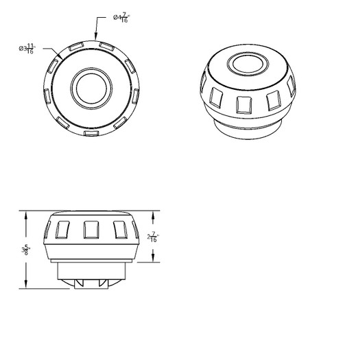 Chrome Steering Wheel Hub & Horn Button Kit For Peterbilt (1998-2005), & Kenworth (2001-2002) Chrome Steering Wheel Hub & Horn Button Kit For Peterbilt (1998-2005), & Kenworth (2001-2002)