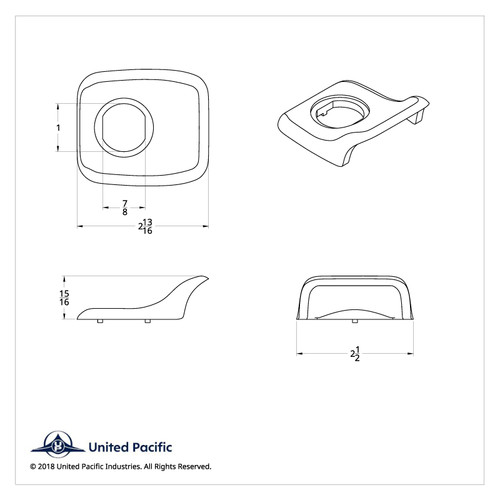 Sleeper Door Latch Handle for Peterbilt 2006+ (Card of 2) Sleeper Door Latch Handle for Peterbilt 2006+ (Card of 2)