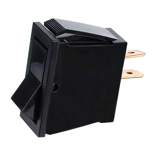 Black Non-Illum Rocker 16 Amp 12V S.P.S.T. On/Off 1 Pc. Black Non-Illum Rocker 16 Amp 12V S.P.S.T. On/Off 1 Pc.