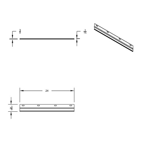 Straight Conspicuity Reflector Plate (Card of 2) Straight Conspicuity Reflector Plate (Card of 2)