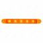 5" 5 Amber SMD LED Light Strip With 3-Wire Connection