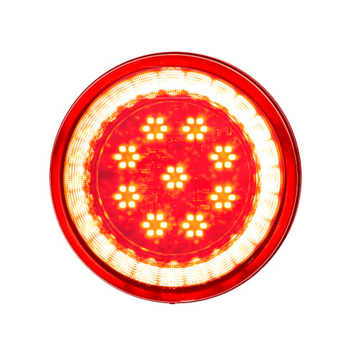 33 LED 4" Round Lumos Light S-Series (Stop, Turn & Tail) - Red LED/Red Lens 33 LED 4" Round Lumos Light S-Series (Stop, Turn & Tail) - Red LED/Red Lens