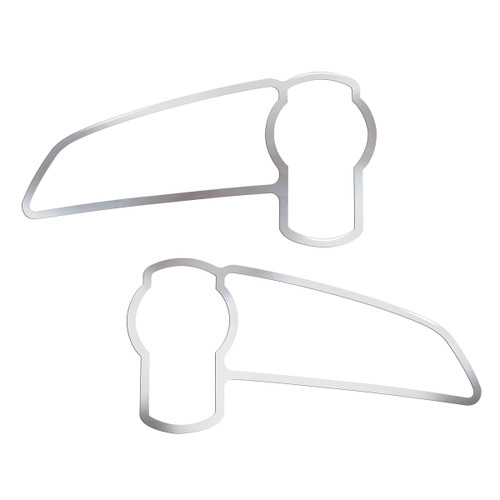 Stainless 2008+ Kenworth T660/T370 Air Intake Logo Trim Stainless 2008+ Kenworth T660/T370 Air Intake Logo Trim