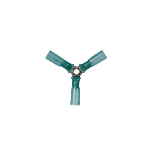 22-18 AWG 3-Way (Y) CS Heat Shrink Connector - Red (5-Pack) 22-18 AWG 3-Way (Y) CS Heat Shrink Connector - Red (5-Pack)