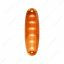6 Amber LED Cab Light For 2008-2017 Freightliner Cascadia - Amber Lens