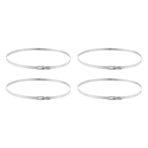 14" Stainless Locking Cable Ties (4-Pack) 14" Stainless Locking Cable Ties (4-Pack)