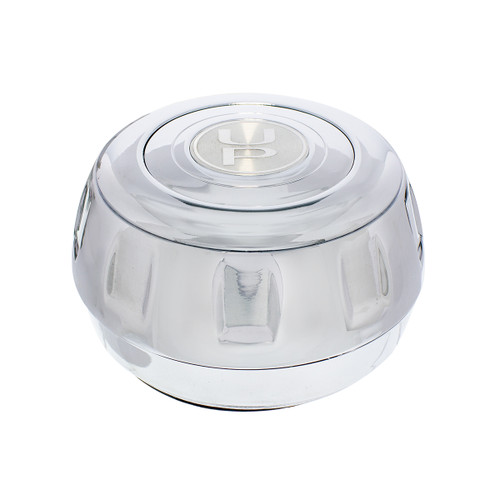 Chrome Steering Wheel Hub & Horn Button Kit For Kenworth (1995-1997) & Peterbilt (1993-1998) Chrome Steering Wheel Hub & Horn Button Kit For Kenworth (1995-1997) & Peterbilt (1993-1998)