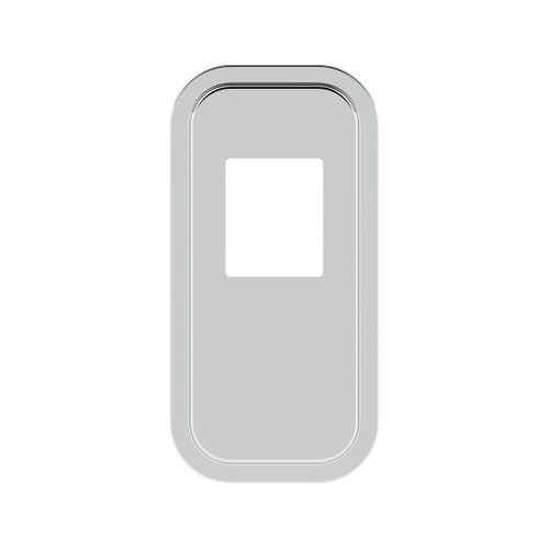 Peterbilt Stainless Steel Shift Plate Cover - 5-3/4" x 4-3/4" Opening