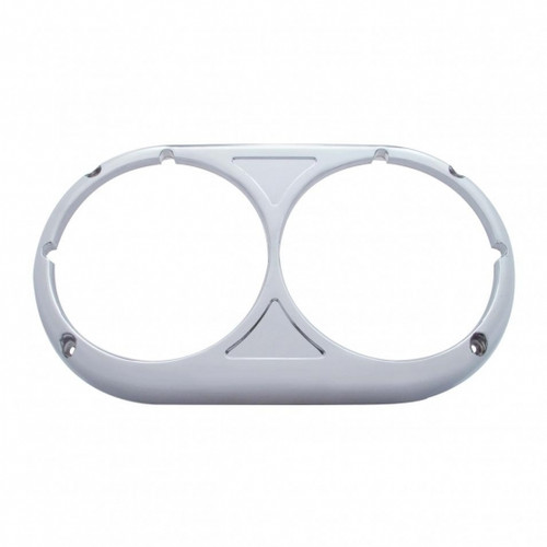 Chrome Plastic Headlight Bezel For 1967-1987 Peterbilt 359 - Original Style Chrome Plastic Headlight Bezel For 1967-1987 Peterbilt 359 - Original Style